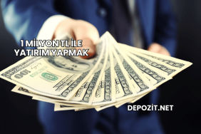 1 Milyon TL ile Yatırım Yapmak