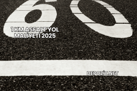 1 km Asfalt Yol Maliyeti 2025