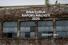 Bina Çürük Raporu Maliyeti 2025