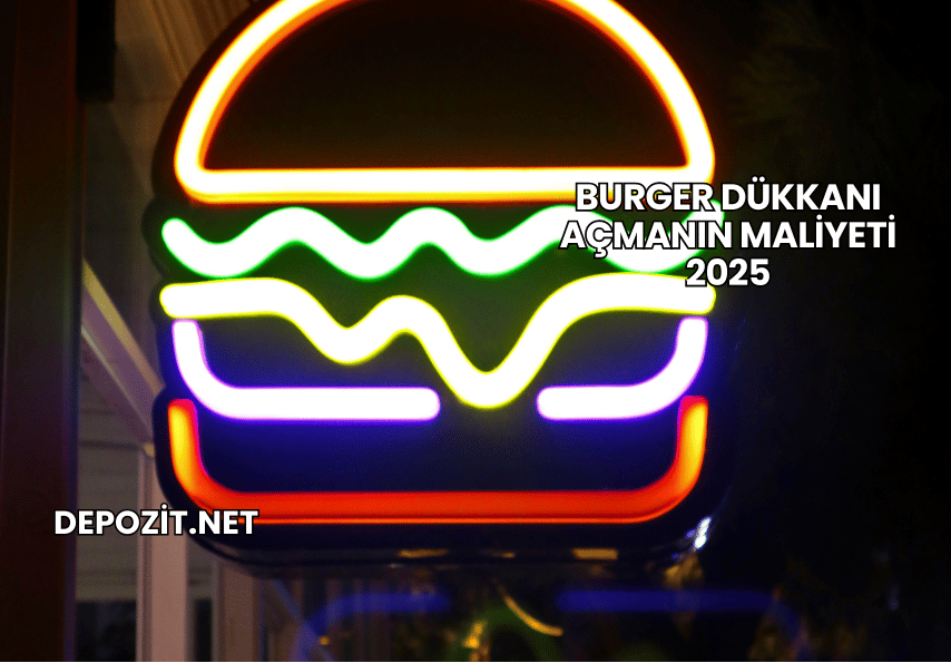 Burger Dükkanı Açmanın Maliyeti 2025