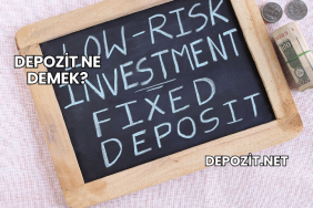 Depozit Ne Demek?