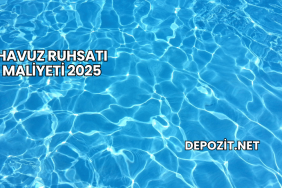 Havuz Ruhsatı Maliyeti 2025