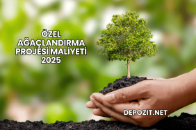 Özel Ağaçlandırma Projesi Maliyeti 2025