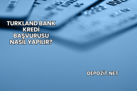 Turkland Bank Kredi Başvurusu Nasıl Yapılır?