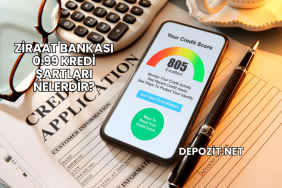 Ziraat Bankası 0.99 Kredi Şartları Nelerdir?