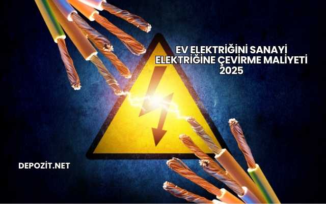 Ev Elektriğini Sanayi Elektriğine Çevirme Maliyeti 2025