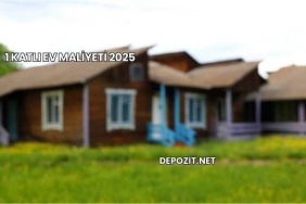 1 Katlı Ev Maliyeti 2025