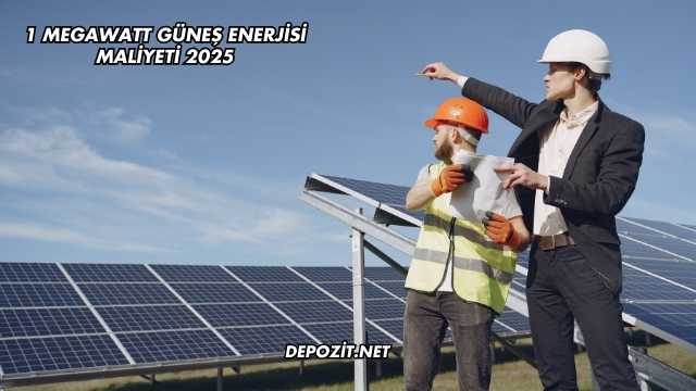 1 Megawatt Güneş Enerjisi Maliyeti 2025