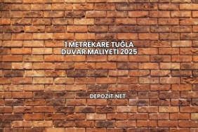 1 Metrekare Tuğla Duvar Maliyeti 2025