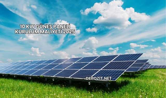 10 Kw Güneş Paneli Kurulum Maliyeti 2025