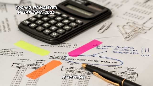 100 m2 Ev Maliyeti Hesaplama 2025