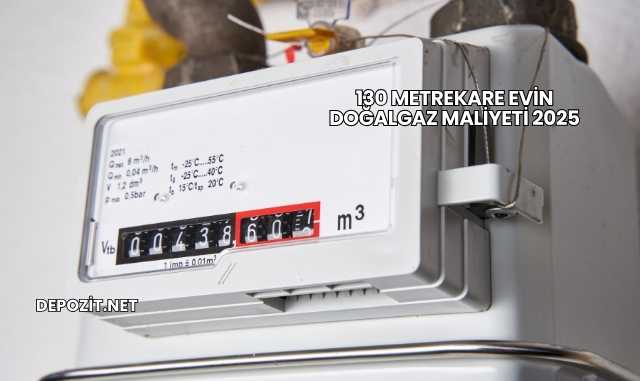 130 Metrekare Evin Doğalgaz Maliyeti 2025