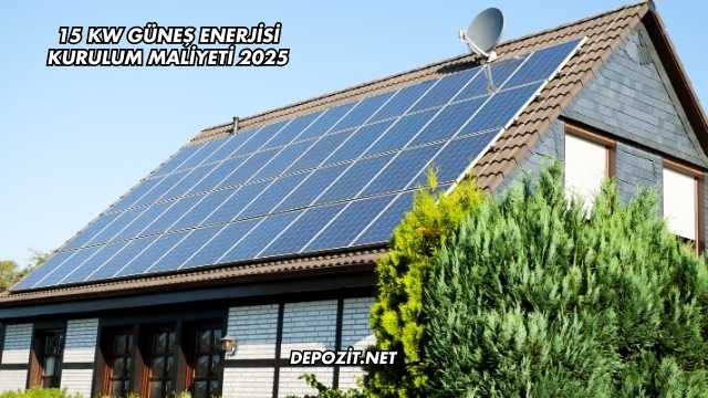 15 Kw Güneş Enerjisi Kurulum Maliyeti 2025