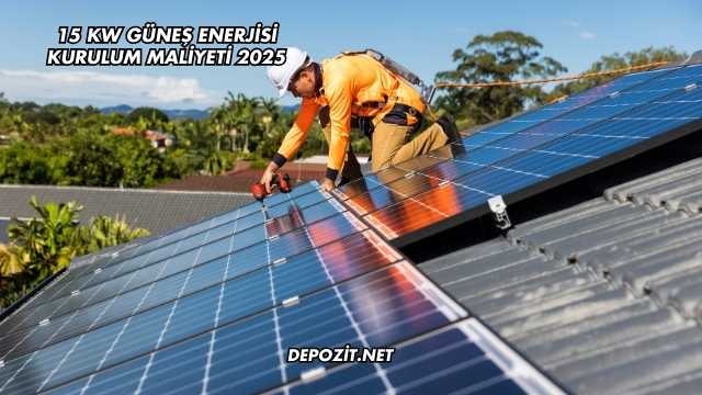 15 Kw Güneş Enerjisi Kurulum Maliyeti 2025