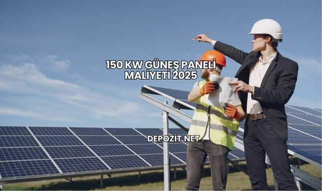 150 KW Güneş Paneli Maliyeti 2025