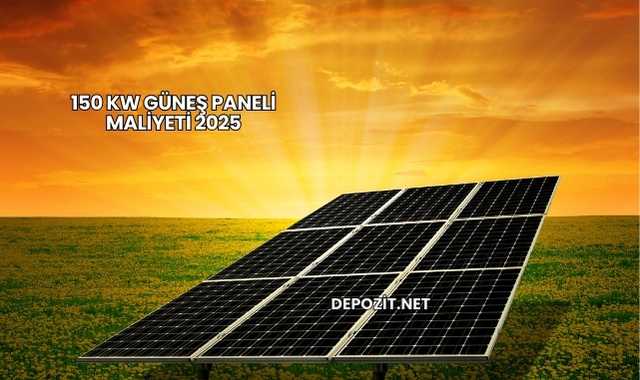 150 KW Güneş Paneli Maliyeti 2025