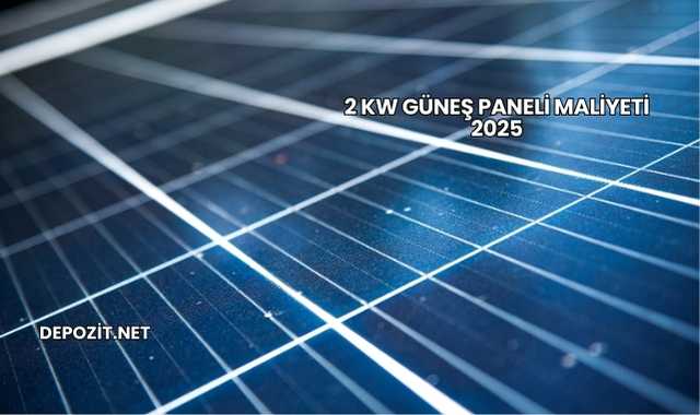 2 kW Güneş Paneli Maliyeti 2025