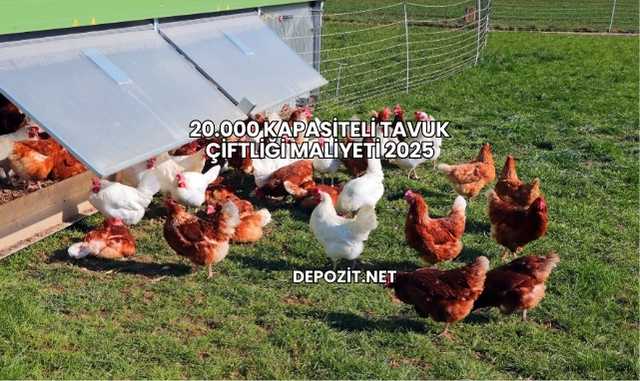 20.000 Kapasiteli Tavuk Çiftliği Maliyeti 2025