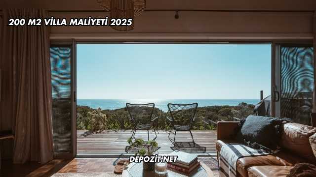 200 m2 Villa Maliyeti 2025