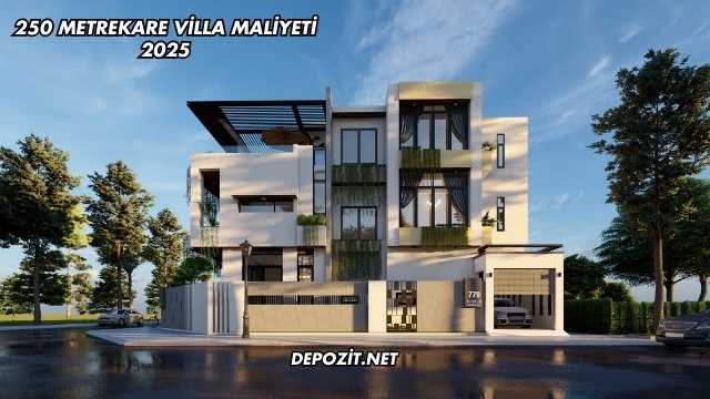 250 Metrekare Villa Maliyeti 2025