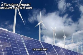 3 kW Güneş Enerjisi Kurulum Maliyeti 2025