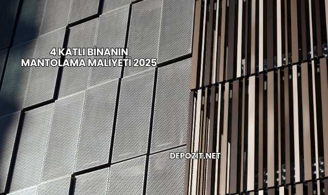4 Katlı Binanın Mantolama Maliyeti 2025