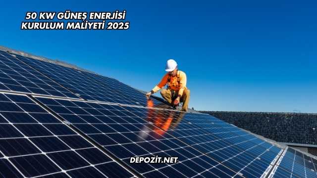 50 Kw Güneş Enerjisi Kurulum Maliyeti 2025