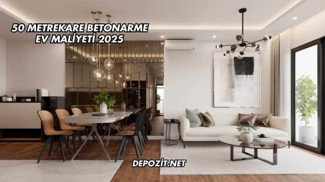 50 Metrekare Betonarme Ev Maliyeti 2025