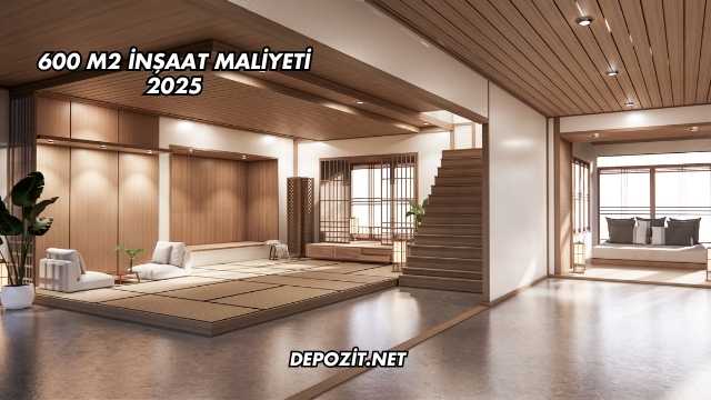 600 m2 İnşaat Maliyeti 2025