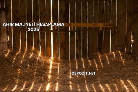 Ahır Maliyeti Hesaplama 2025