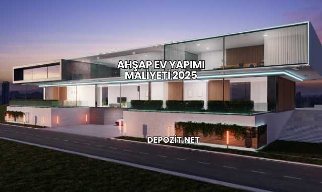 Ahşap Ev Yapımı Maliyeti 2025