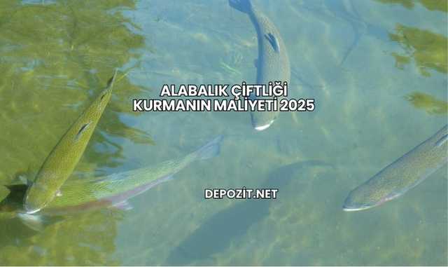Alabalık Çiftliği Kurmanın Maliyeti 2025