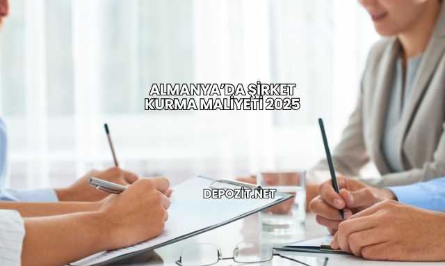 Almanya’da Şirket Kurma Maliyeti 2025