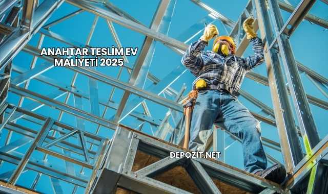 Anahtar Teslim Ev Maliyeti 2025