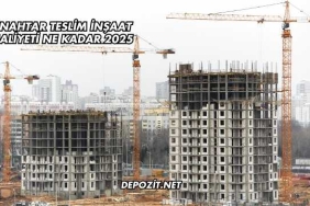 Anahtar Teslim İnşaat Maliyeti Ne Kadar 2025