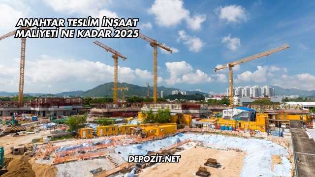 Anahtar Teslim İnşaat Maliyeti Ne Kadar 2025