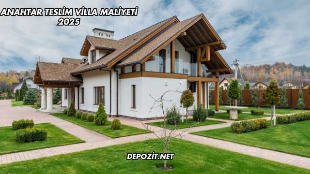 Anahtar Teslim Villa Maliyeti 2025