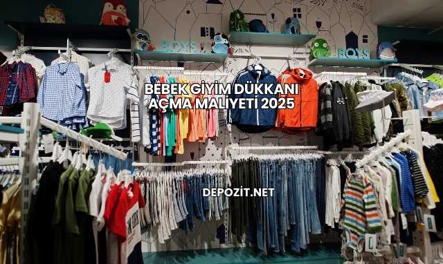 Bebek Giyim Dükkanı Açma Maliyeti 2025