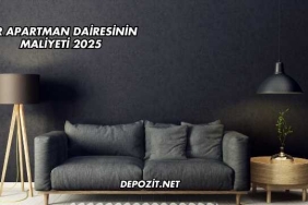 Bir Apartman Dairesinin Maliyeti 2025