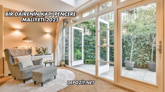 Bir Dairenin Kapı Pencere Maliyeti 2025