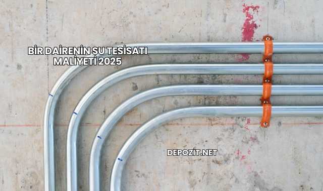 Bir Dairenin Su Tesisatı Maliyeti 2025