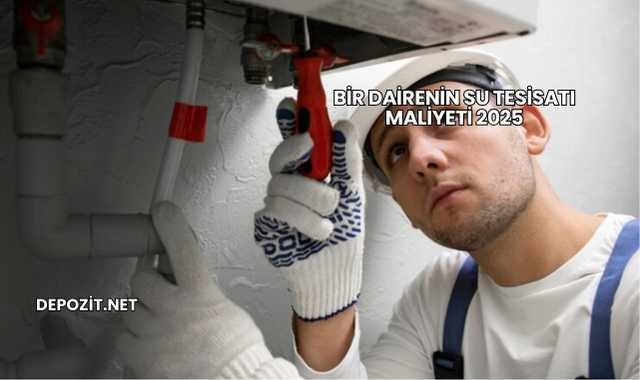 Bir Dairenin Su Tesisatı Maliyeti 2025