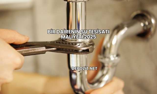 Bir Dairenin Su Tesisatı Maliyeti 2025
