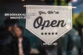 Bir Dükkan Açmanın Maliyeti 2025