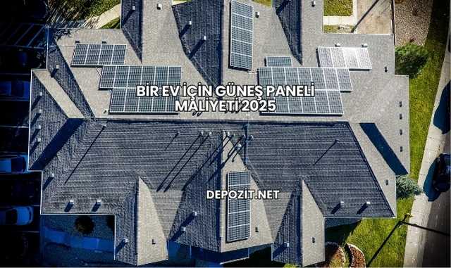 Bir Ev İçin Güneş Paneli Maliyeti 2025