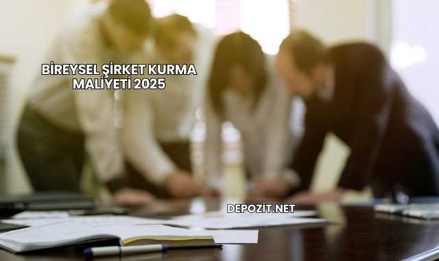 Bireysel Şirket Kurma Maliyeti 2025