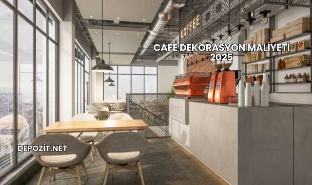 Cafe Dekorasyon Maliyeti 2025