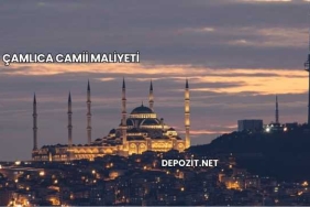 Çamlıca Camii Maliyeti