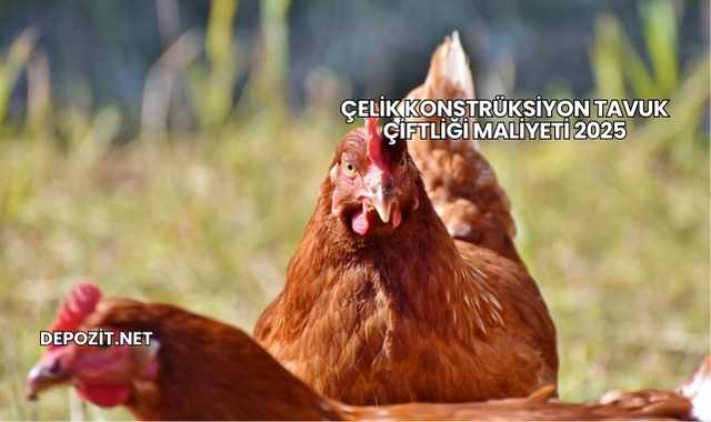 Çelik Konstrüksiyon Tavuk Çiftliği Maliyeti 2025