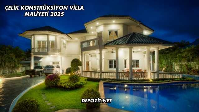 Çelik Konstrüksiyon Villa Maliyeti 2025